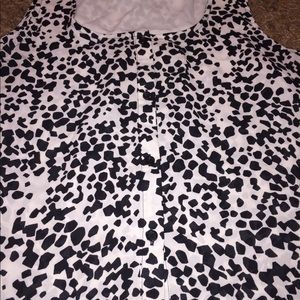 Button down tank blouse